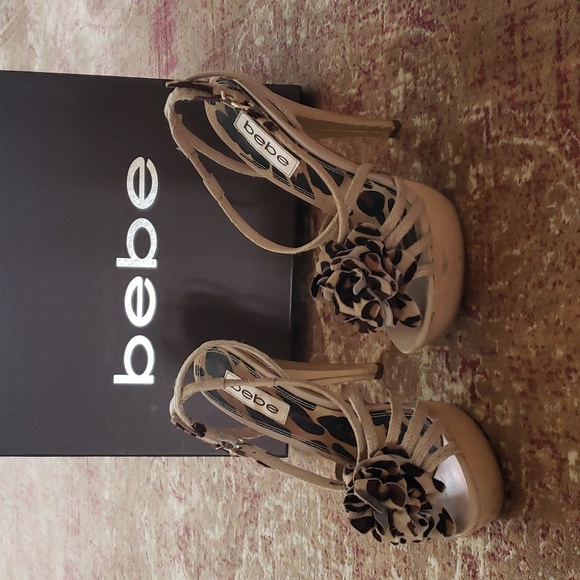 Bebe Deena Strappy Heels - Picture 1 of 10